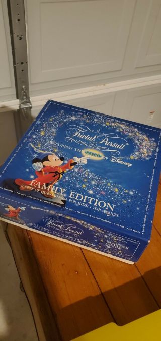 Vintage Trivial Pursuit Magic Of Disney Family Edition Kids Adults Complete 1986