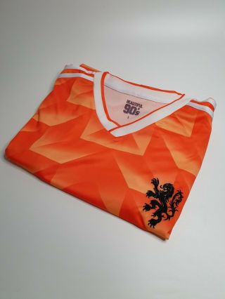 Holland Netherlands Football Soccer Shirt Jersey Vintage 1988 Uk