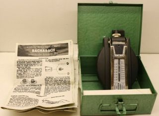 Vintage Bacharach Universal Gas Sampler 19 - 7016 Kit In Metal Case & Instructions