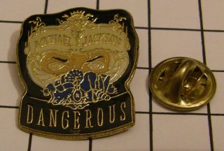 Michael Jackson Dangerous World Tour Variant 2 Vintage Pin Badge