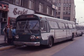 1970 Mabstoa York City Bus Slide 3111 Bronx,  Ny