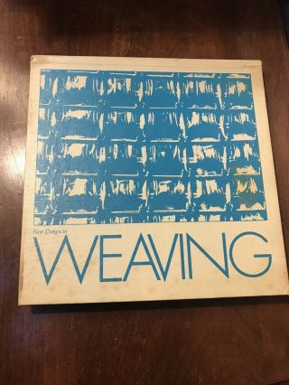 Design In Weaving - Donald J Willcox - Vintage 1970 Hardcover Book