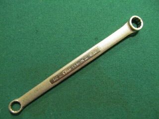 Vintage Craftsman Box End Wrench 1/2 X 9/16.  V - 43923.  Good
