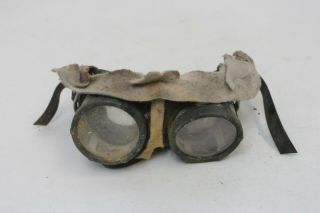 Welding Goggles Vintage Safety Steampunk Clear Lenses - M96