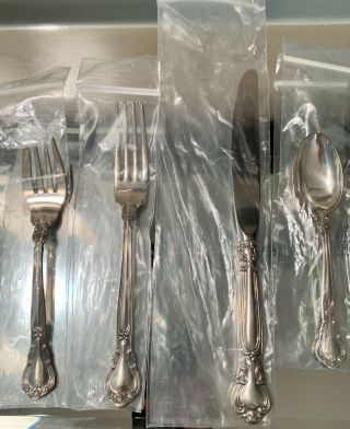 Gorham Chantilly 4 - Piece Sterling Silver Flatware Place Set,  Service For 1