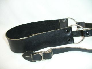 Vintage Leather Camera Neck Strap With Lug Rings Guc 4223
