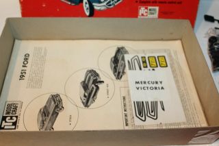 VINTAGE ITC MODEL CRAFT MOTORIZED 1951 FORD MODEL KIT 3