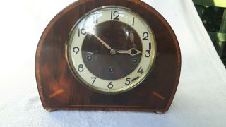 H.  A.  C.  Westminster / Whittington Chime Mantel Clock.  In Order.