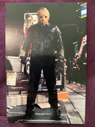 Friday The 13th Part 8 Jason Takes Manhatten Vintage Promo Fan Postcard 1989