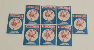 Munchen 1974 World Cup - Unoponed 8 Packets Of Photos In Good No Panini