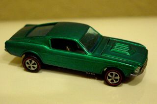 Custom Mustang Vintage W/red Line Tires Hot Wheels