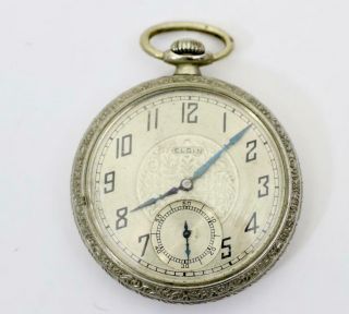 Antique Elgin Pocket Watch 1929 Art Deco