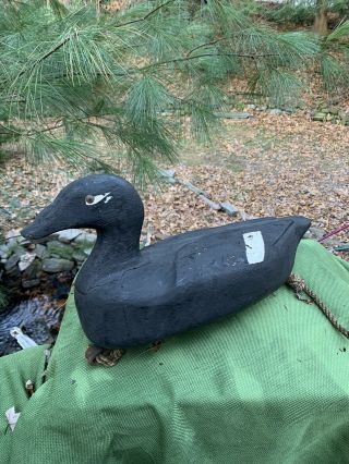 Antique Ooak Gus Wilson & Fred Anderson White Wing Scoter Decoy