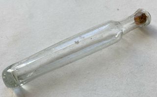 Flacon à Sel Parfum Ancien En Verre Soufflé Époque Xviii ème Antique Blown Glass