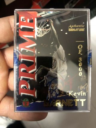 1995 - 96 Signature Rookies Kevin Garnett Prime Rc Auto Autograph 2243/3000