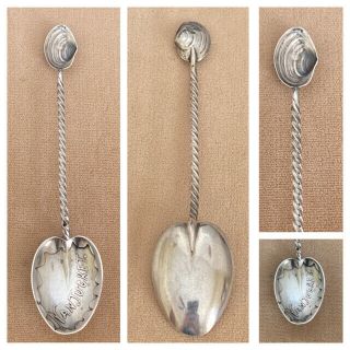 Antique Nantucket Sterling Silver Souvenir Spoon