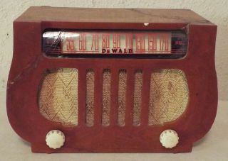 Antique Dewald Model A 501 Tube Radio