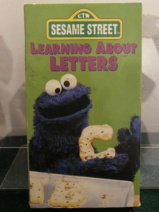 Sesame Street: Learning About Letters (vhs) Vintage