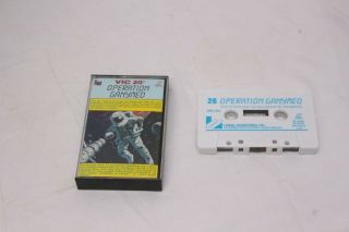 Vintage Commodore Vic - 20 Computer Operation Ganymed Cassette Game