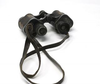 A Vintage Carl Zeiss Jena 6f6 Binoculars No 70892