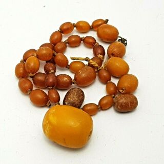 Vintage / Antique Real Amber Beads 11 Grams Jewellery Joblot 46