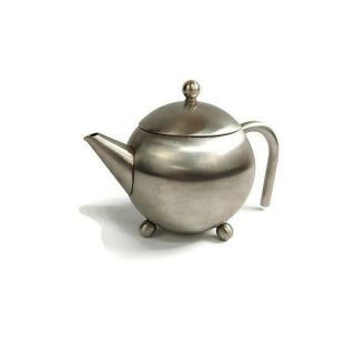 Vintage G & H Henley Stainless Steel Teapot