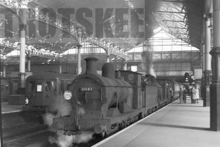 Large Negative Br British Railways Steam Loco 31583 Victoria 1951 Class C
