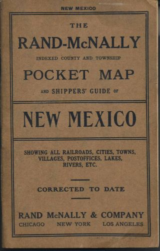 Rand Mcnally Pocket Map Of Mexico And Shippers 