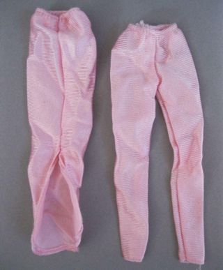 Vtg Barbie Doll Superstar 1981 Clothes Pink & N Pretty Pants/long Pencil Skirt