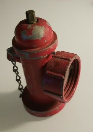 Vtg Tonka Toys Red Fire Hydrant No Wrench,  Use With 1950 - 60s Tonka Fire Trucks.