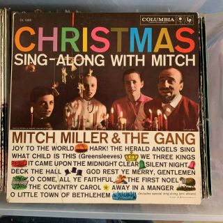 Mitch Miller - Christmas Sing - Along With Mitch - Vintage 1958 Cbs Vinyl Lp