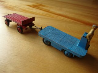 Vintage Dinky Toy " Blue B.  E.  V Truck No 14a " - 1940/50 