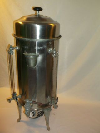 ANTIQUE COFFEE URN EARLY 1900 ' S HOTEL/ RESTAURANT/ ETC - LARGE ELECTRIC 2