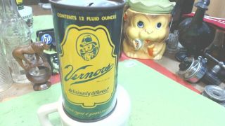 Vintage - - Vernors - Flat Top - - Coin Bank - Soda Can - 1960 