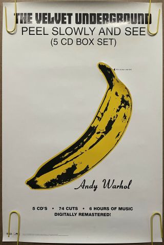 Vintage Poster Velvet Underground Nico Andy Warhol Banana Music Pin Up