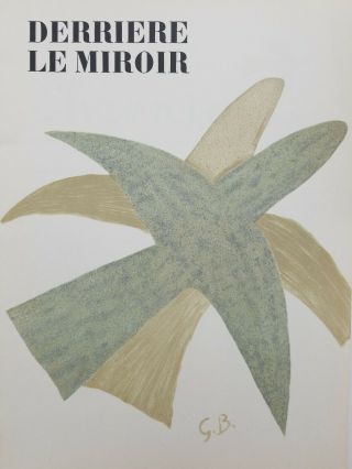 George Braque Vintage Lithograph Derriere Le Miroir 1956 15 