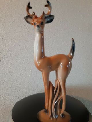 Vintage 1959 Maddux Of California Tall Doe Deer Figurine 914 Usa 12 "