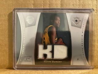 2007 - 08 Ud Ultimate Kevin Durant Rookie Jersey Card Ultr - Kd