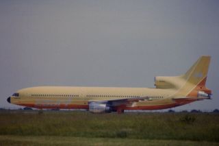 35mm Colour Slide Of Court Line L - 1011 Tristar G - Baaa In 1973 (3)