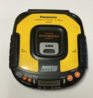 Panasonic Sl - Sw405 Vintage Portable Cd Player/discman
