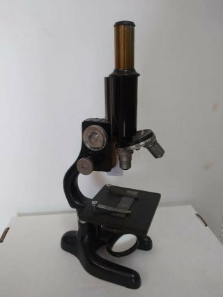 Antique Vintage Bausch & Lomb Optical Co Microscope 262074