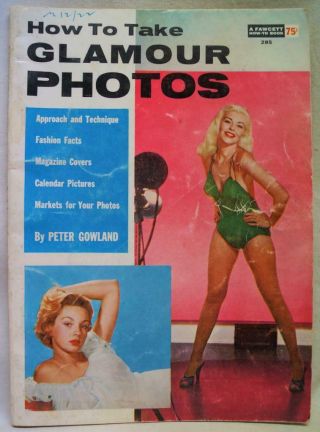 Photography Handbook A Fawcett How To Book 285 Vintage 1955 Glamour Photos