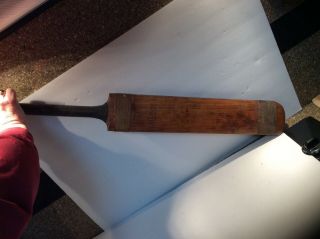Vintage The Match Cricket Bat Spring Handle No 6 Early 1900 