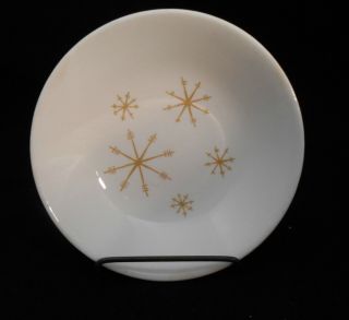 Vintage 1950s Atomic Starburst Star Glow Fruit Bowl Royal China Ironstone