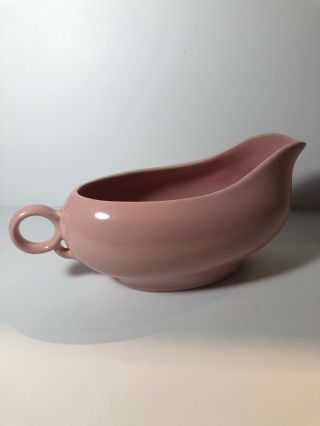 Vintage 1950’s Pink Ceramic Gravy Boat