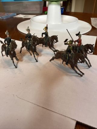 Vintage Britains Toys Horses And Soldiers Metal / Lead Toys
