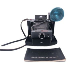 Vintage Polaroid Land Camera Automatic 100 With Flash