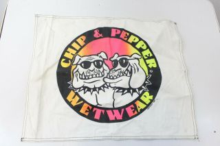Vintage Chip & Pepper Wetwear Clothing Sew On Patch For Jacket - M53