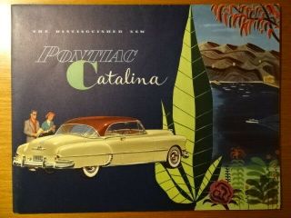 Pontiac " Catalina " De Luxe/super De Luxe - 1950 - Usa Sales Brochure,  Prospekte