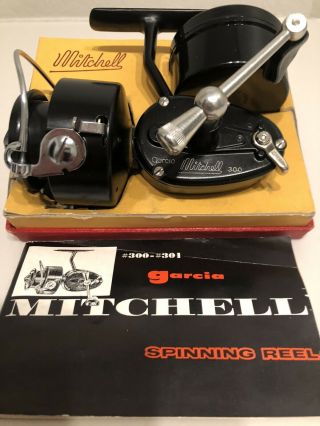 Garcia Mitchell 300 Spinning Reel W/box & Extra Spool